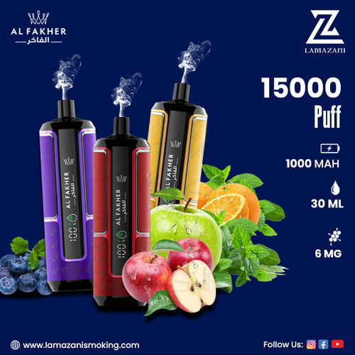 Alfakher 15000 puffs disposable vapes in uae