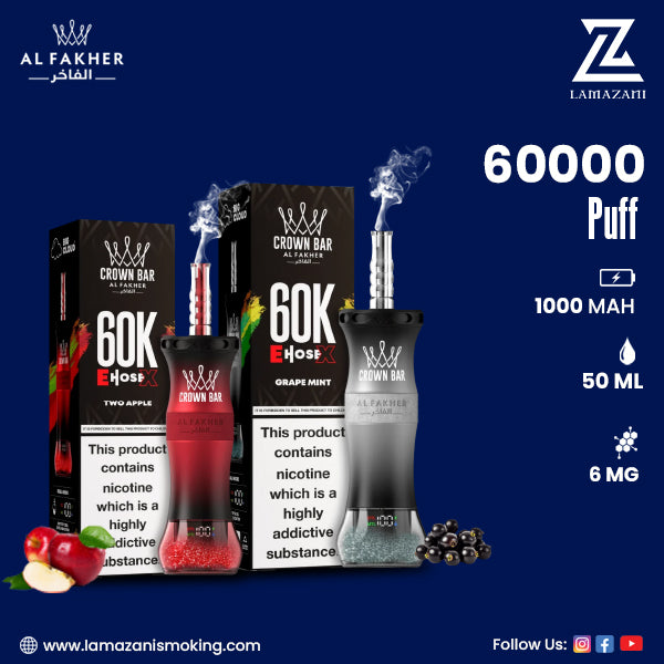 Alfakher 60000 puffs disposable vapes in uae