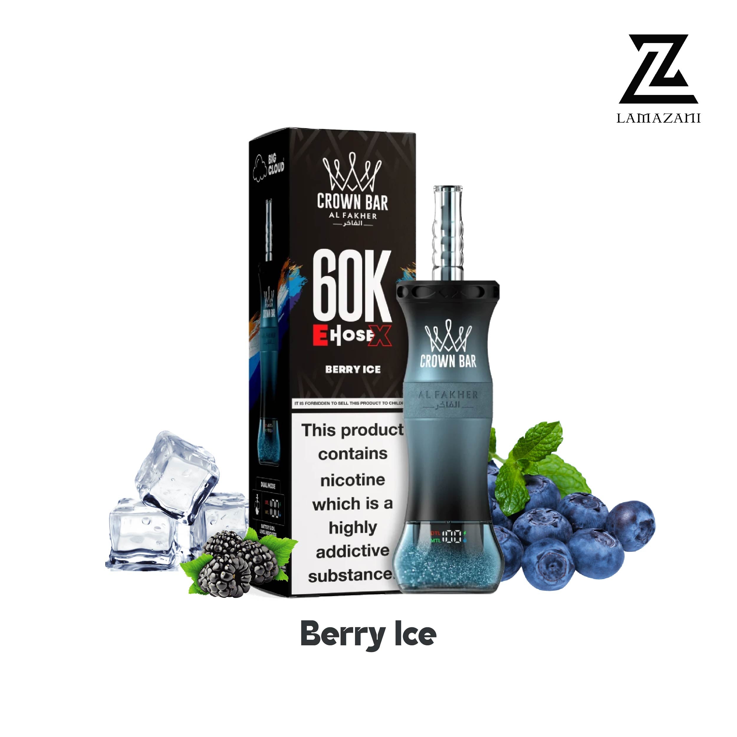 Alfakher berry ice disposable vape in uae