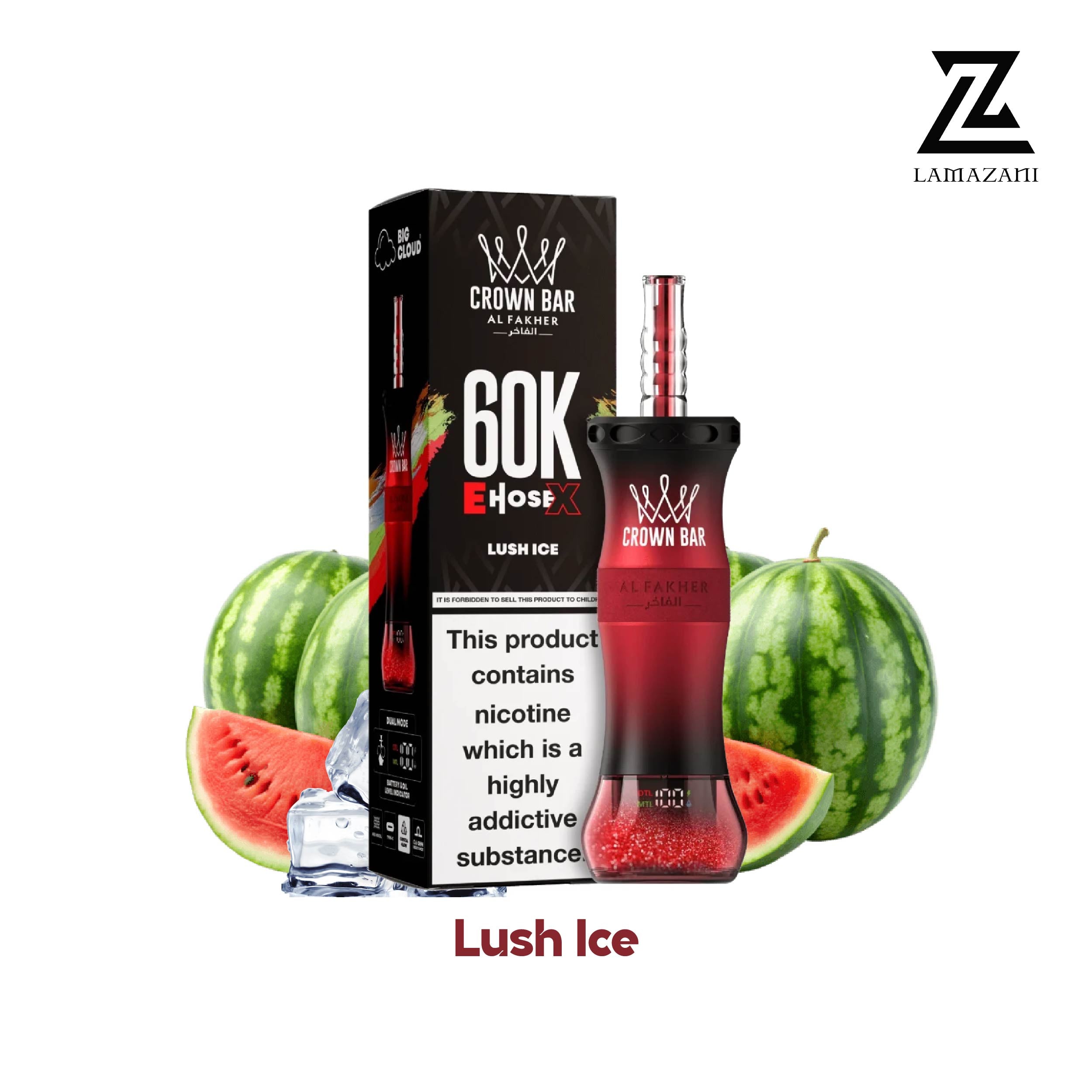 Alfakher 60k lush ice disposable vape in uae