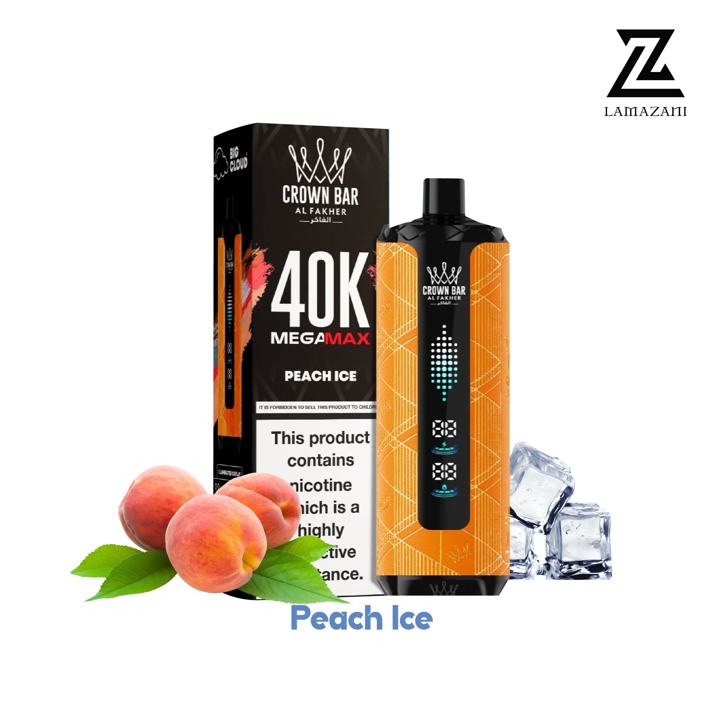 Al Fakher - Crown Bar Mega Max 40K Disposable Vape 40,000 Puffs