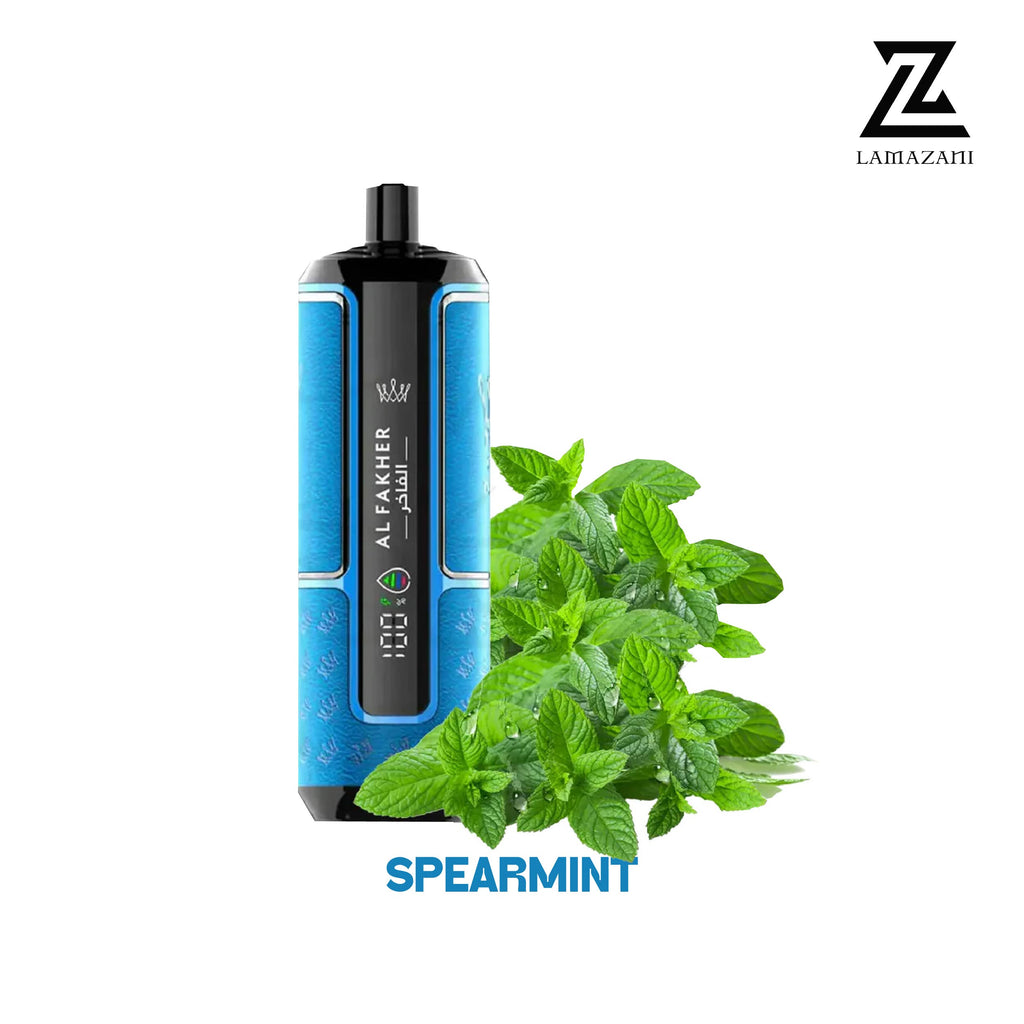 Alfakher 15k puffs spearmint disposable vape in uae