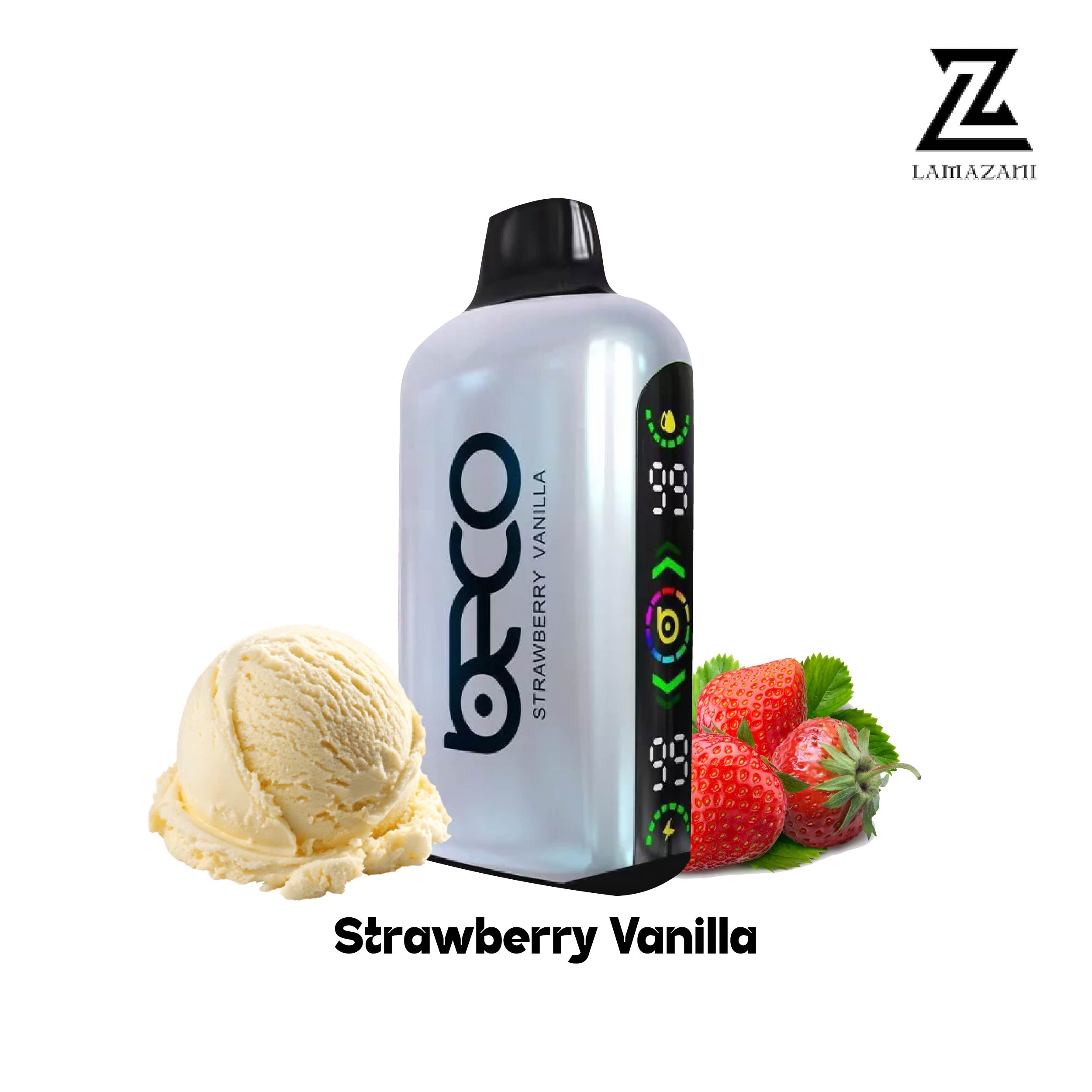 Beco Brock Disposable Vape Strawberry Vanilla  - Lamazani
