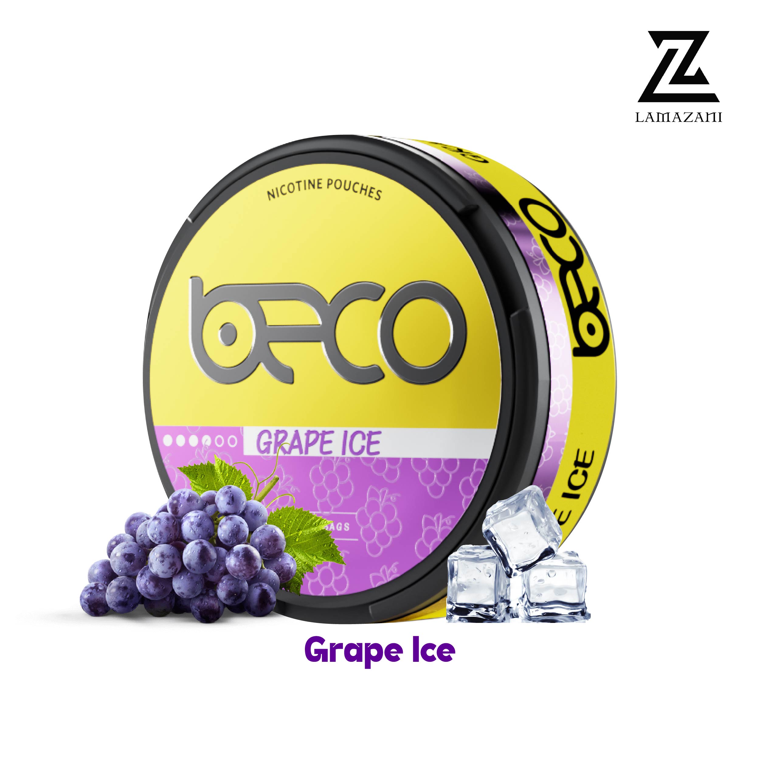 Beco Nicotine Pouch Grape Ice - Lamazani
