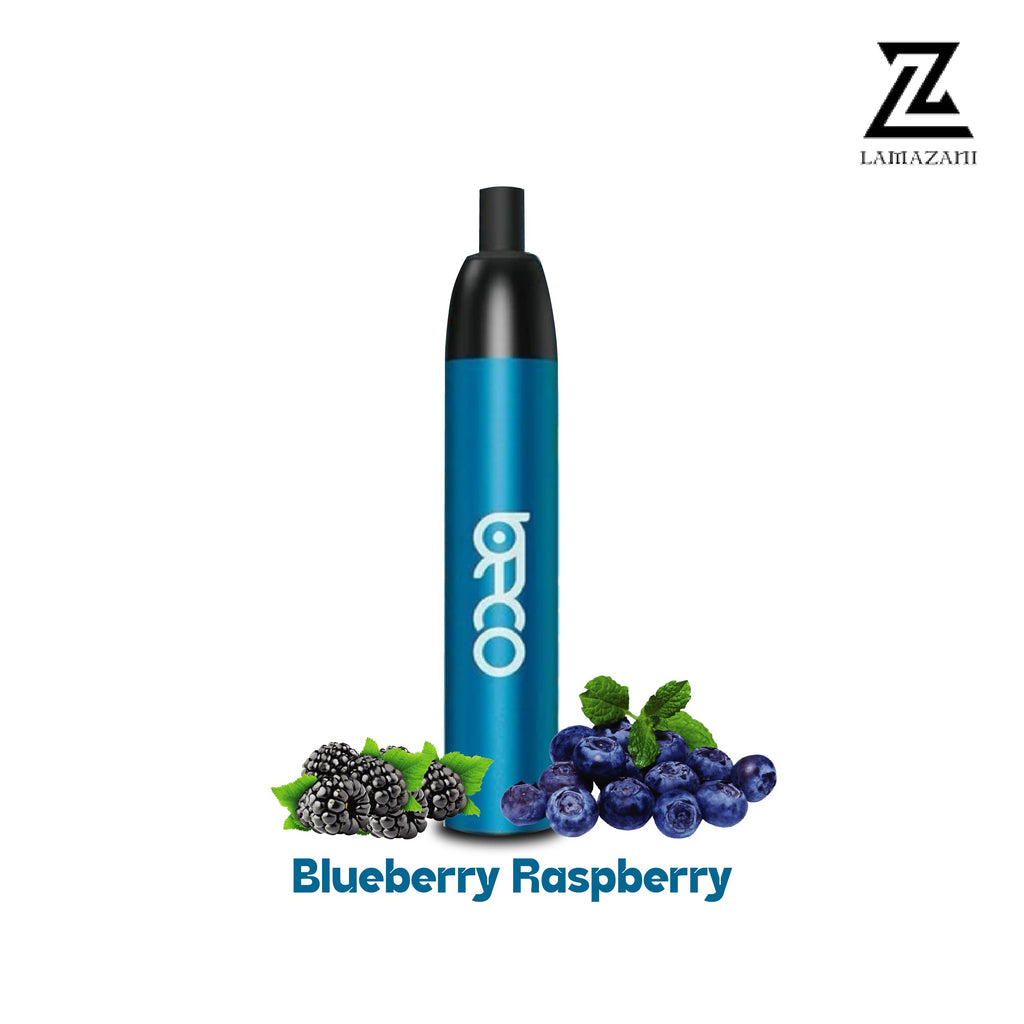 Beco mesh 4500 puff blueberry raspberry disposable vape