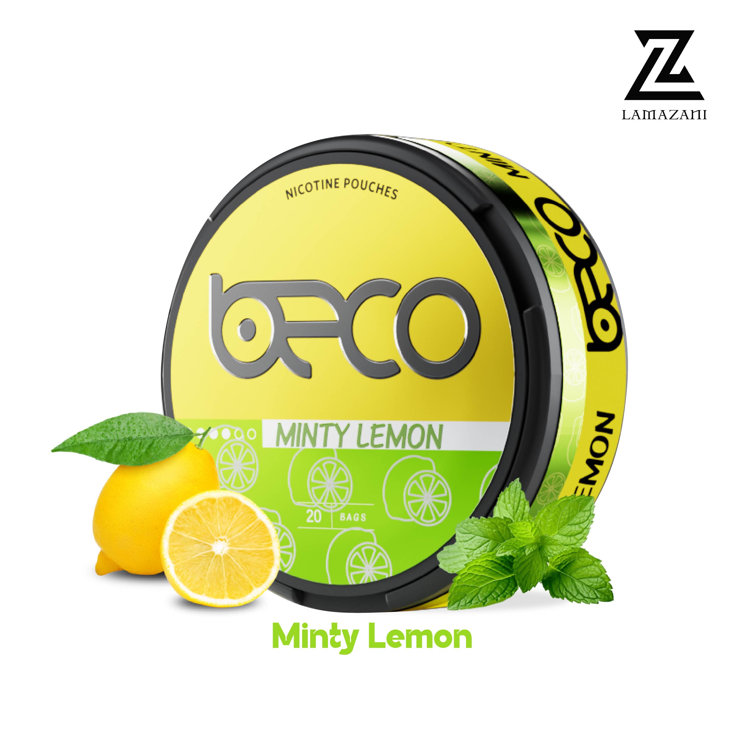 Beco Nicotine Pouch Minty Lemon - Lamazani