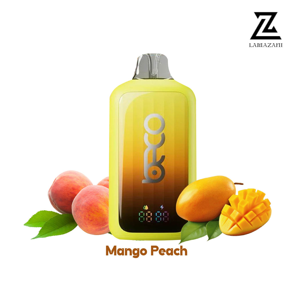 BECO POP 30,000 Puffs mango peach Rechargeable Disposable Vape
