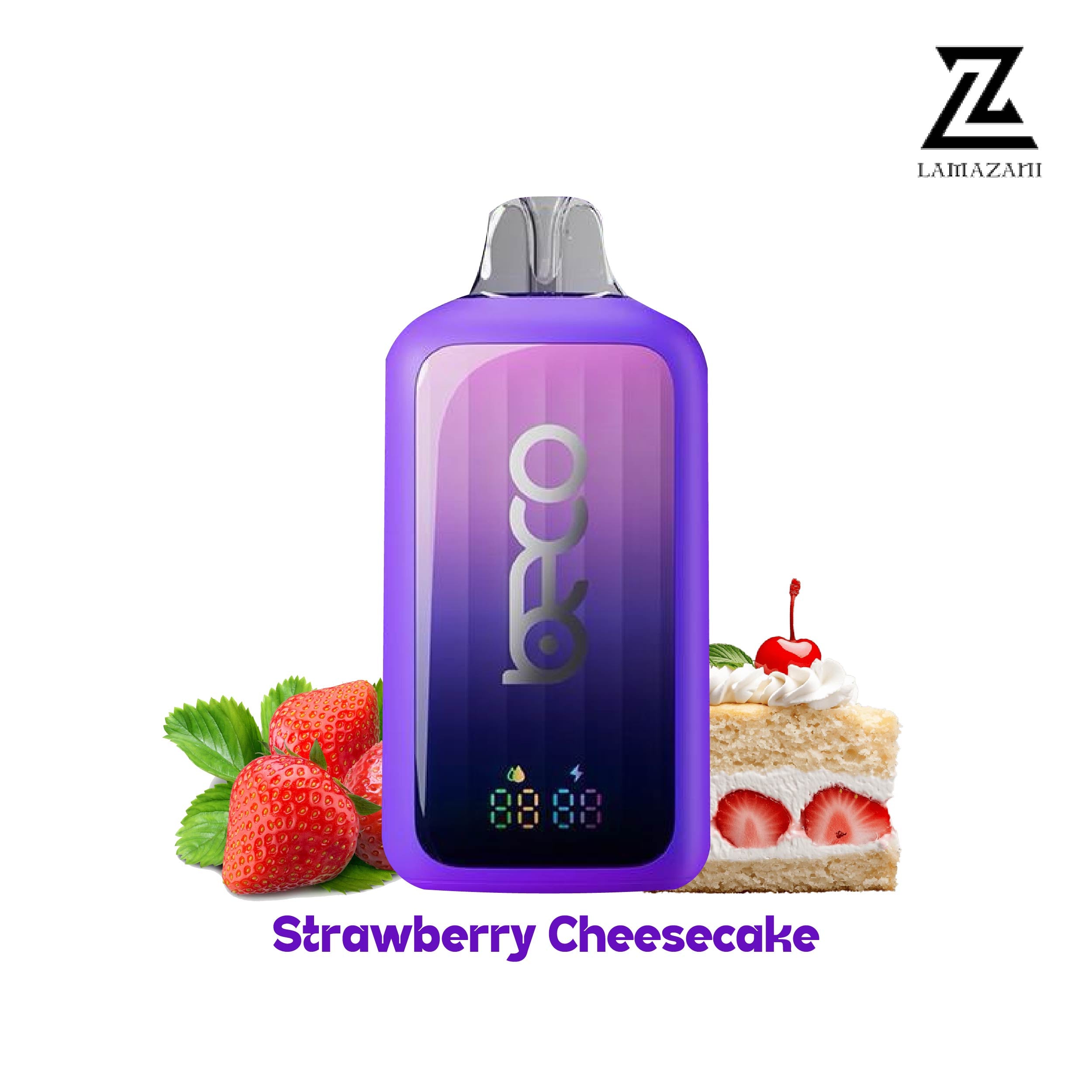 BECO POP 30,000 Puffs strawberry cheesecake Rechargeable Disposable Vape
