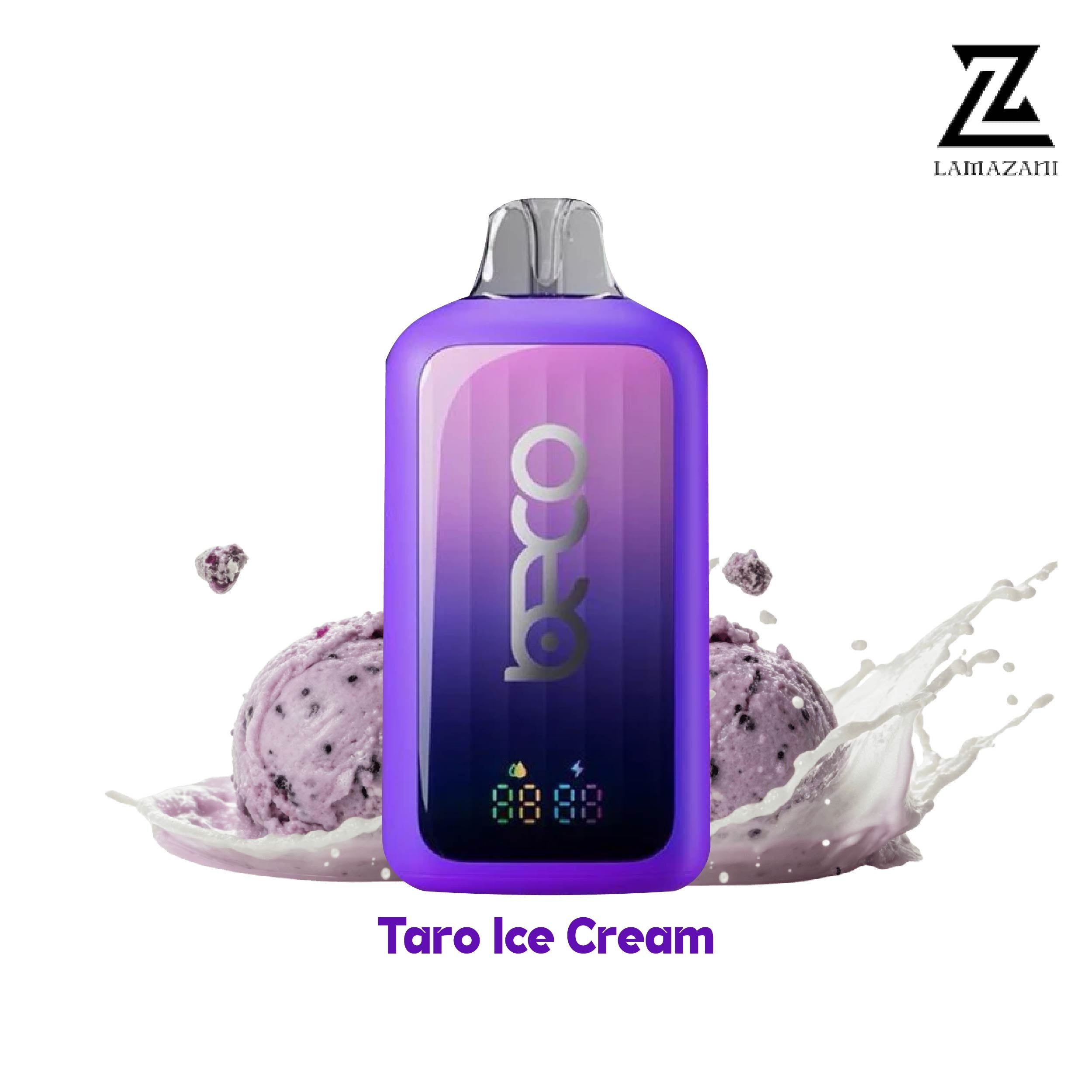 BECO POP 30,000 Puffs taro ice cream Rechargeable Disposable Vape
