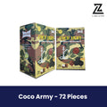 Natural coconut shisha coal by Coco Army for hookah use