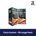Large pack Coco Avana coconut shisha charcoal cubes 96 pieces