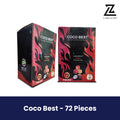 Coco Best High Quality Coconut Shell Charcoal - 72 Pieces pack.