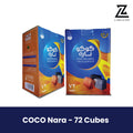 COCO Nara Natural Coconut Shell Charcoal - 72 Cubes premium pack.