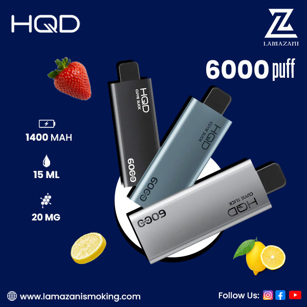 HQD 6000 puff disposable vape in uae