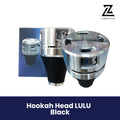 LULU Black Hookah Head with Heat Management Device