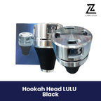 LULU Black Hookah Head with Heat Management Device