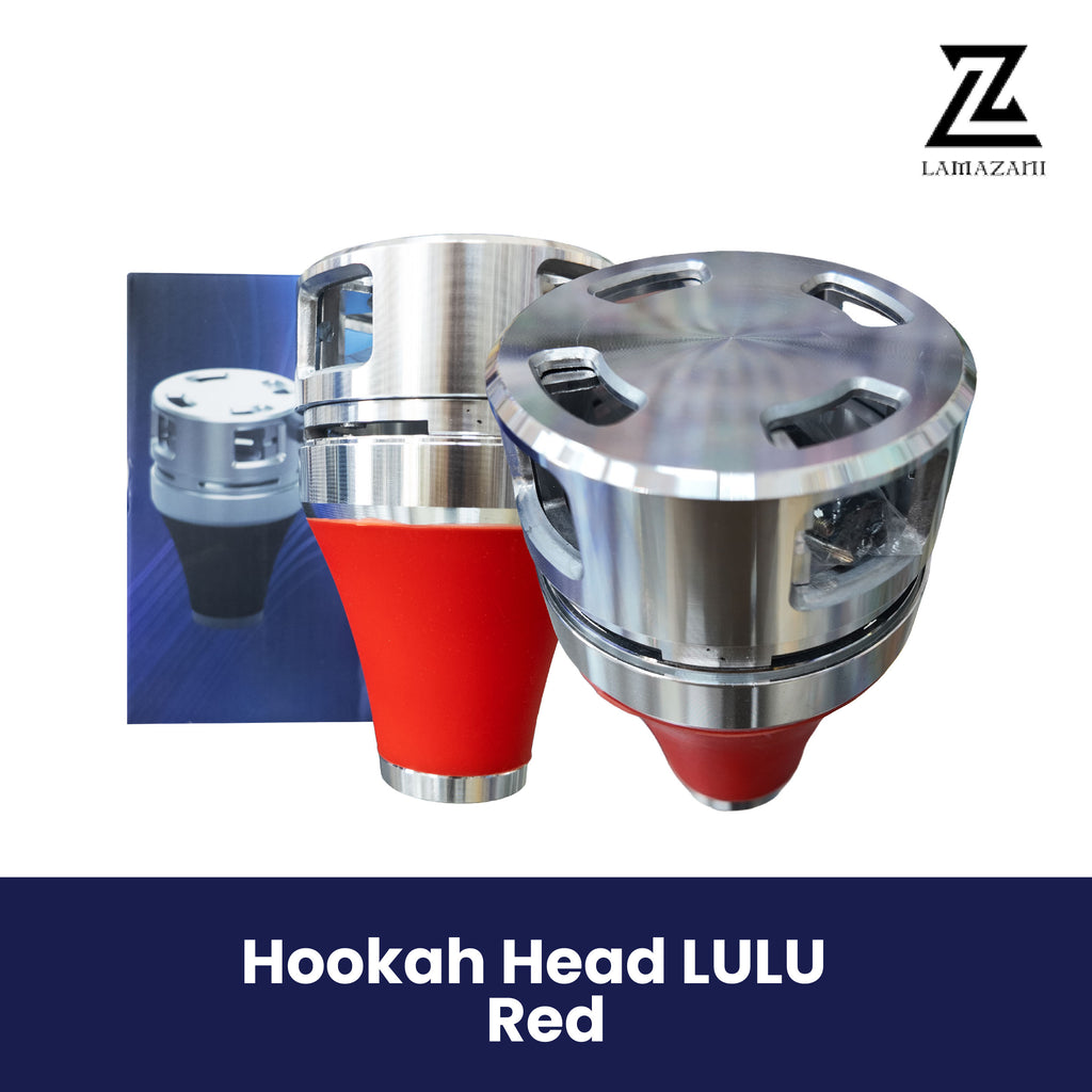 LULU Black Hookah Head with Heat Management Device