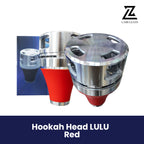 LULU Black Hookah Head with Heat Management Device