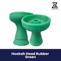 Premium Rubber Hookah Head Green | Hookah Accessories UAE