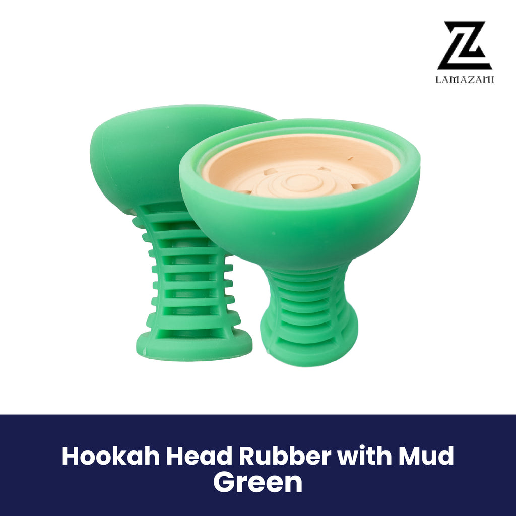 Buy Blue Silicone Hookah Head with Aluminum Bowl