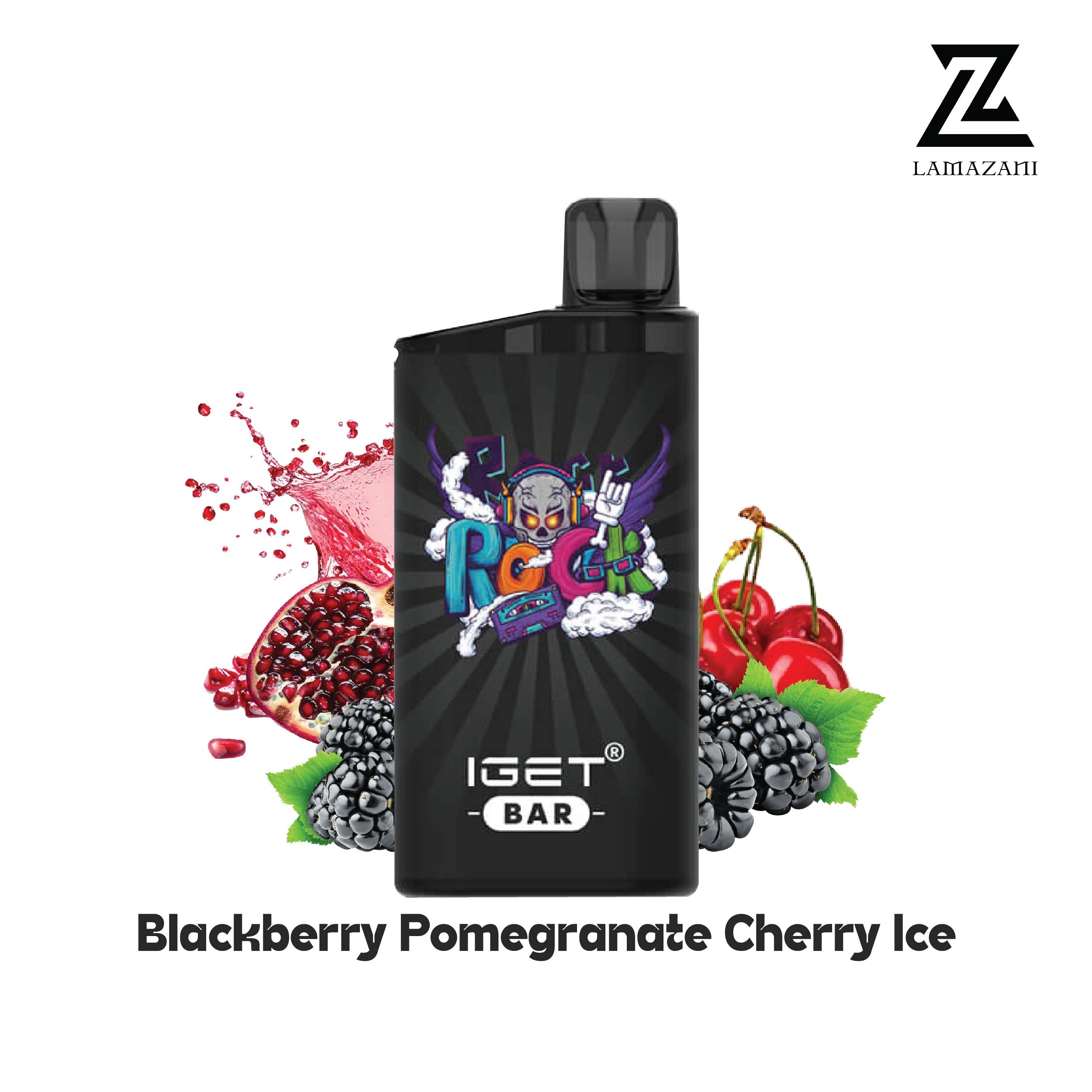IGET Bar blackberry pomegranate cherry ice disposable vape