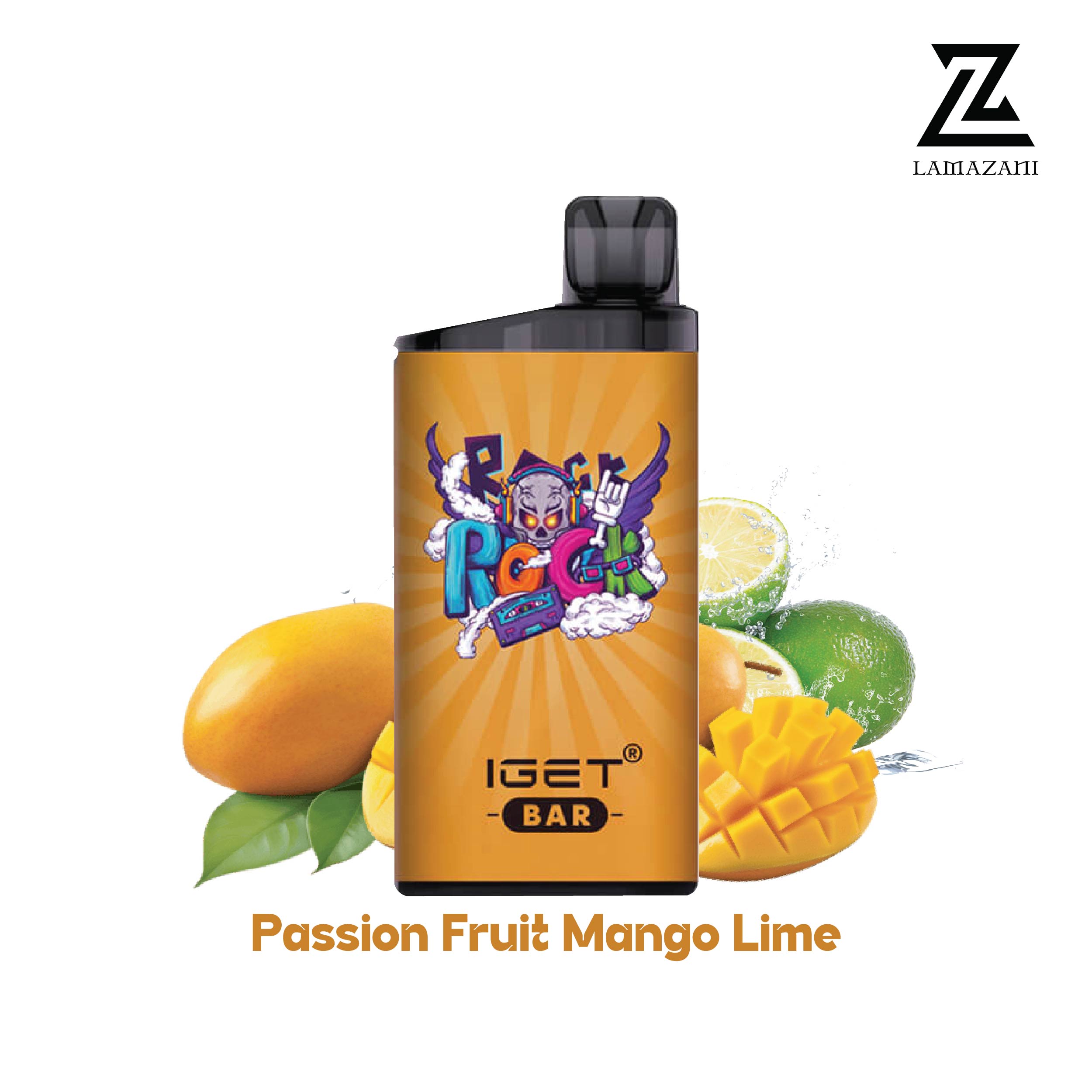 IGET Bar passion fruit mango lime disposable vape