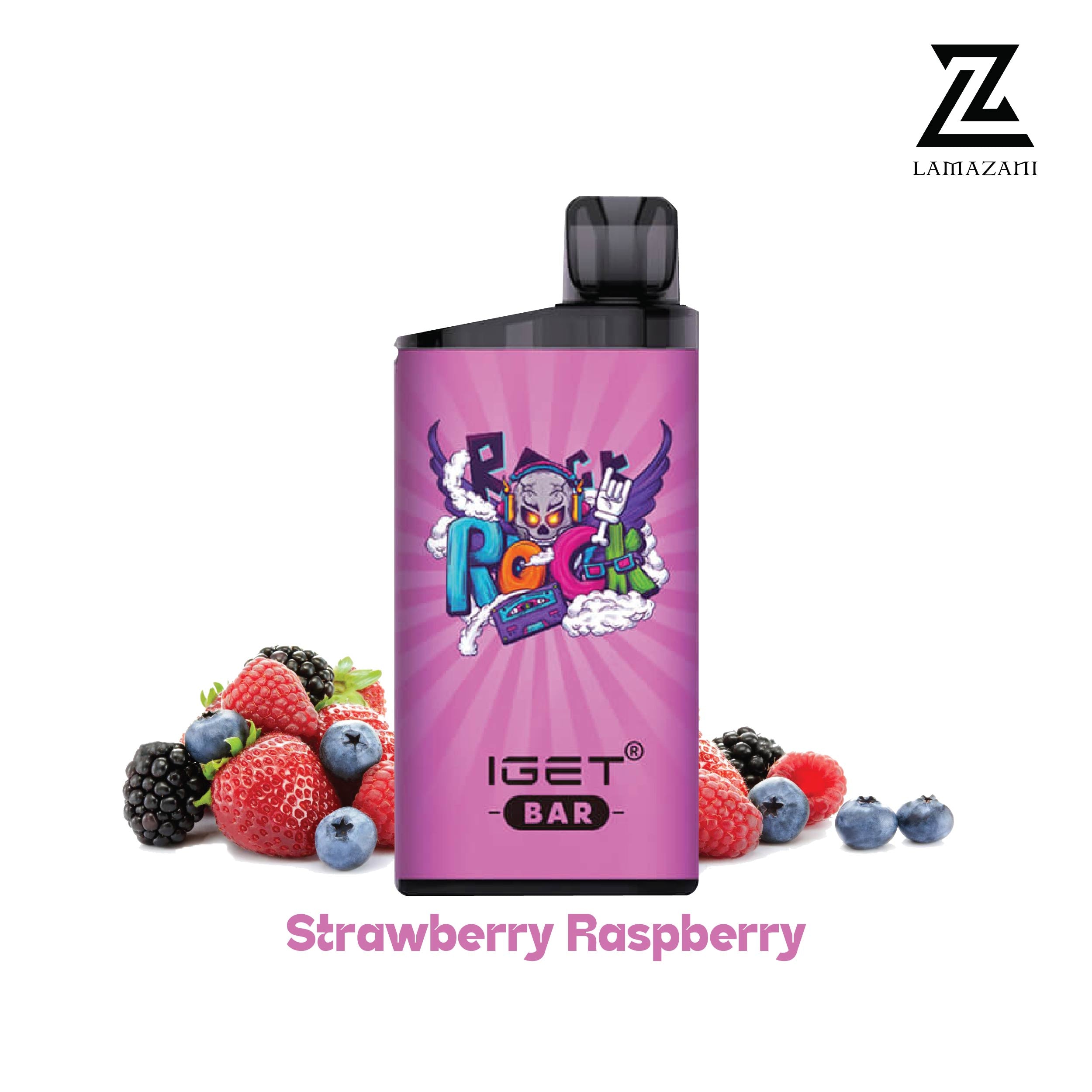 IGET Bar strawberry raspberry disposable vape