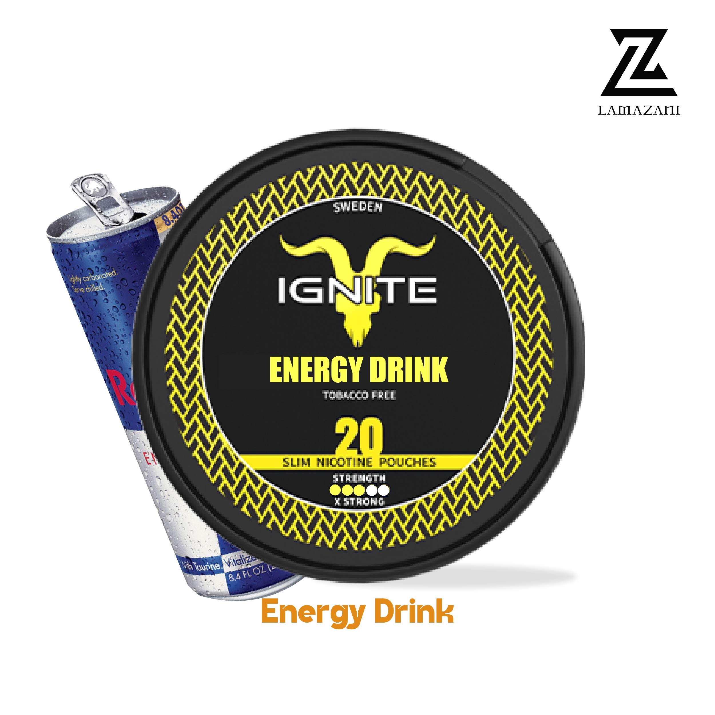 IGNITE Nicotine Pouch Energy Drink - Lamazani