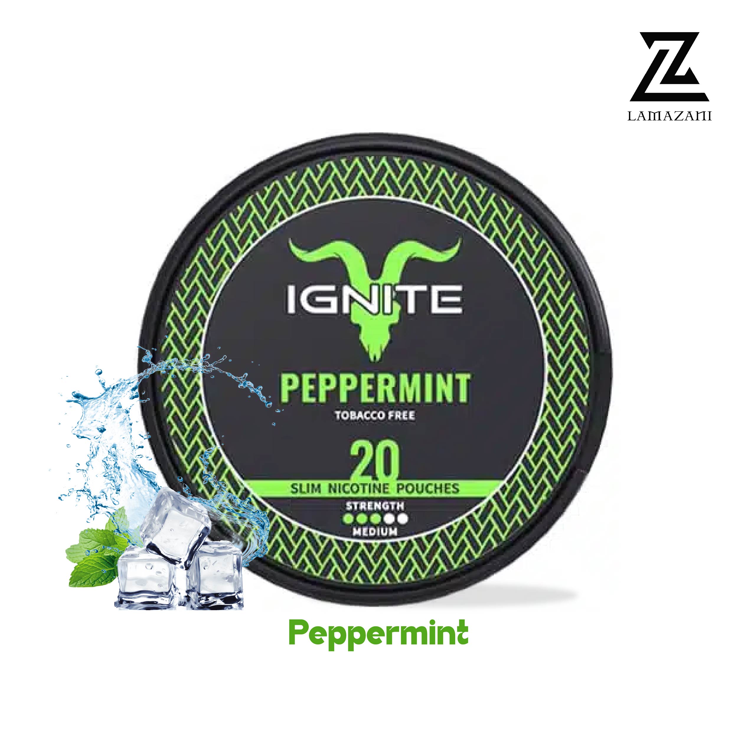 IGNITE Nicotine Pouch Peppermint - Lamazani