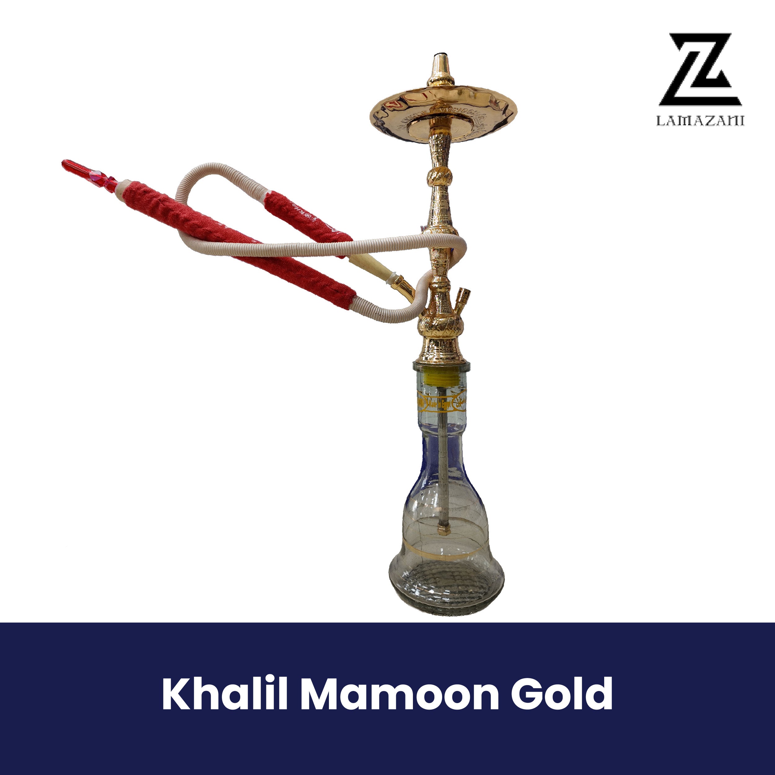Khalil Mamoon Gold Hookah – Premium Egyptian Shisha