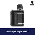 Black Geekvape Aegis Hero Q vape pod kit.