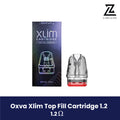 OXVA Xlim 1.2-ohm Top Fill Cartridge and box.