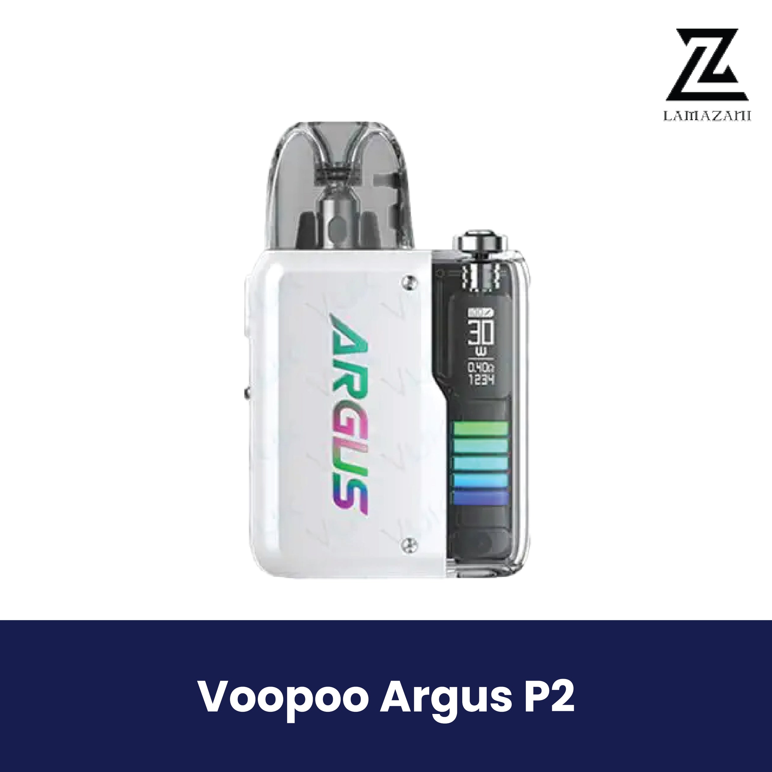 Voopoo Argus P2 vape pod in Colorful Silver.