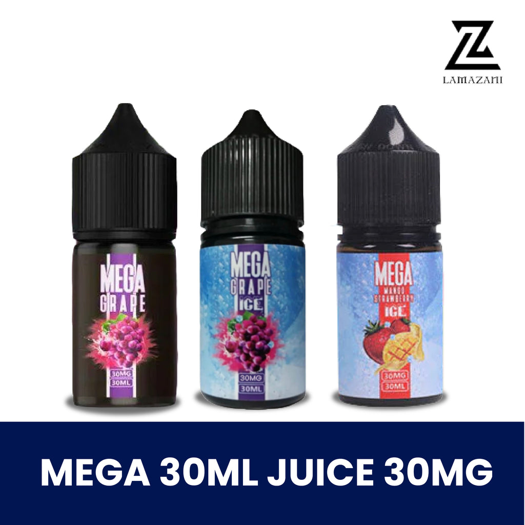 Mega 30ml Vape Juice – 30mg & 50mg Nicotine in UAE