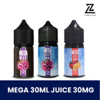 Mega 30ml Vape Juice – 30mg & 50mg Nicotine in UAE