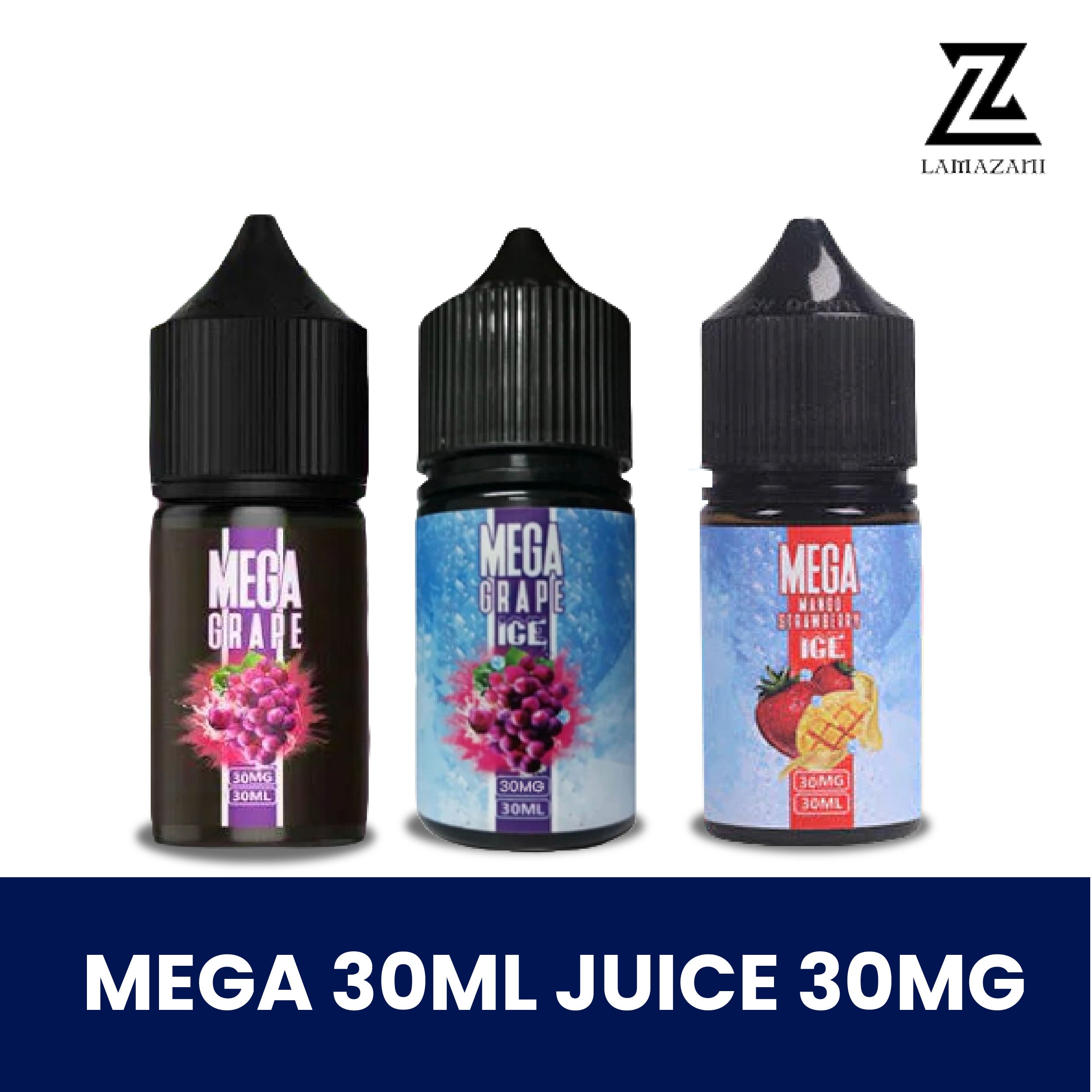 Mega 30ml Vape Juice – 30mg & 50mg Nicotine in UAE