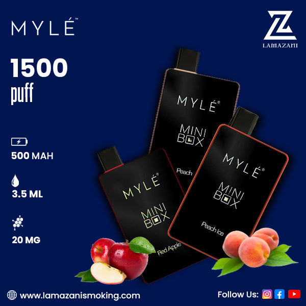 Myle Mini Box 1500 Puffs Disposable Vape – Lamazani