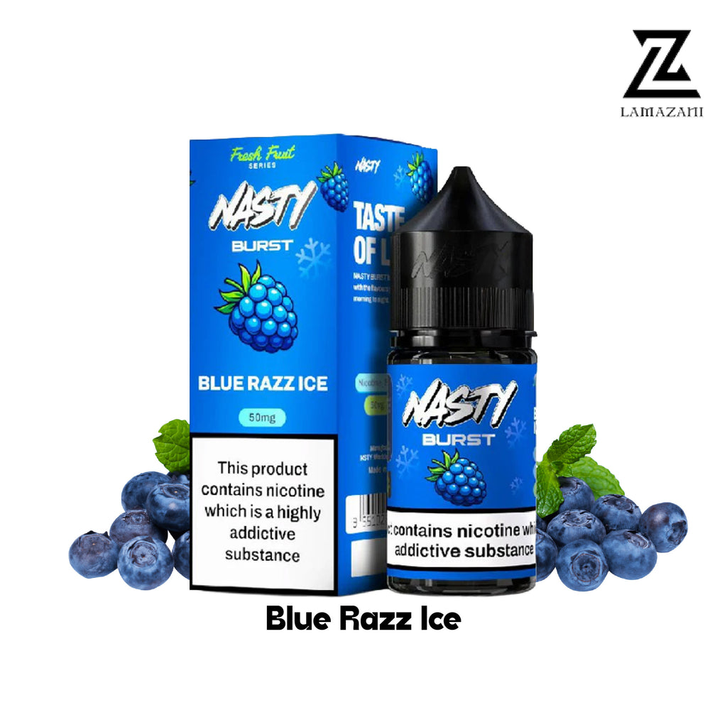Nasty Blue Razz Ice 30ML Nicotine Salt 50mg Vape Juice UAE | Lamazani