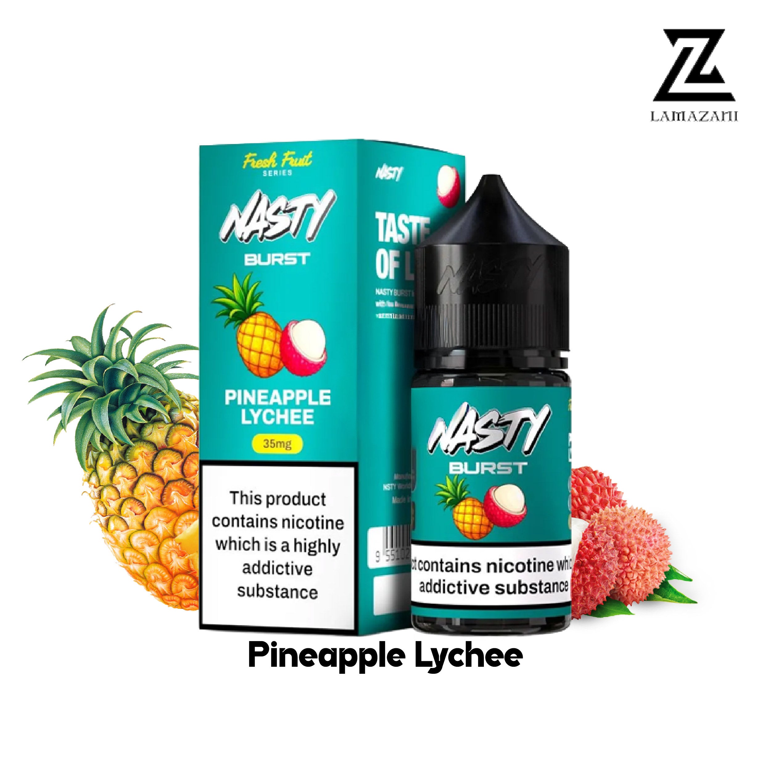 Nasty Pineapple Lychee 30ML Nicotine Salt 35mg,50mg Vape Juice UAE | Lamazani