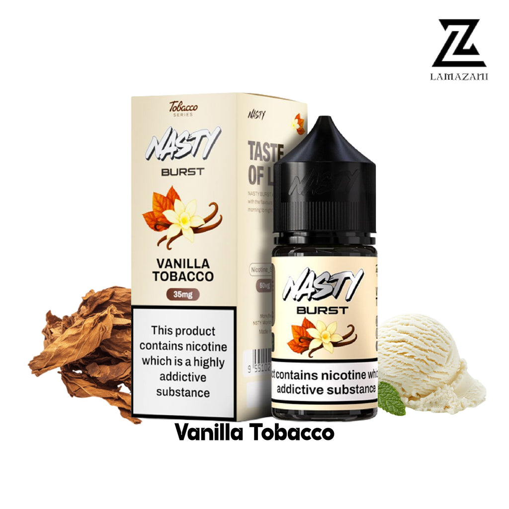 Nasty Vanilla Tobacco 30ML Nicotine Salt 35mg,50mg Vape Juice UAE | Lamazani