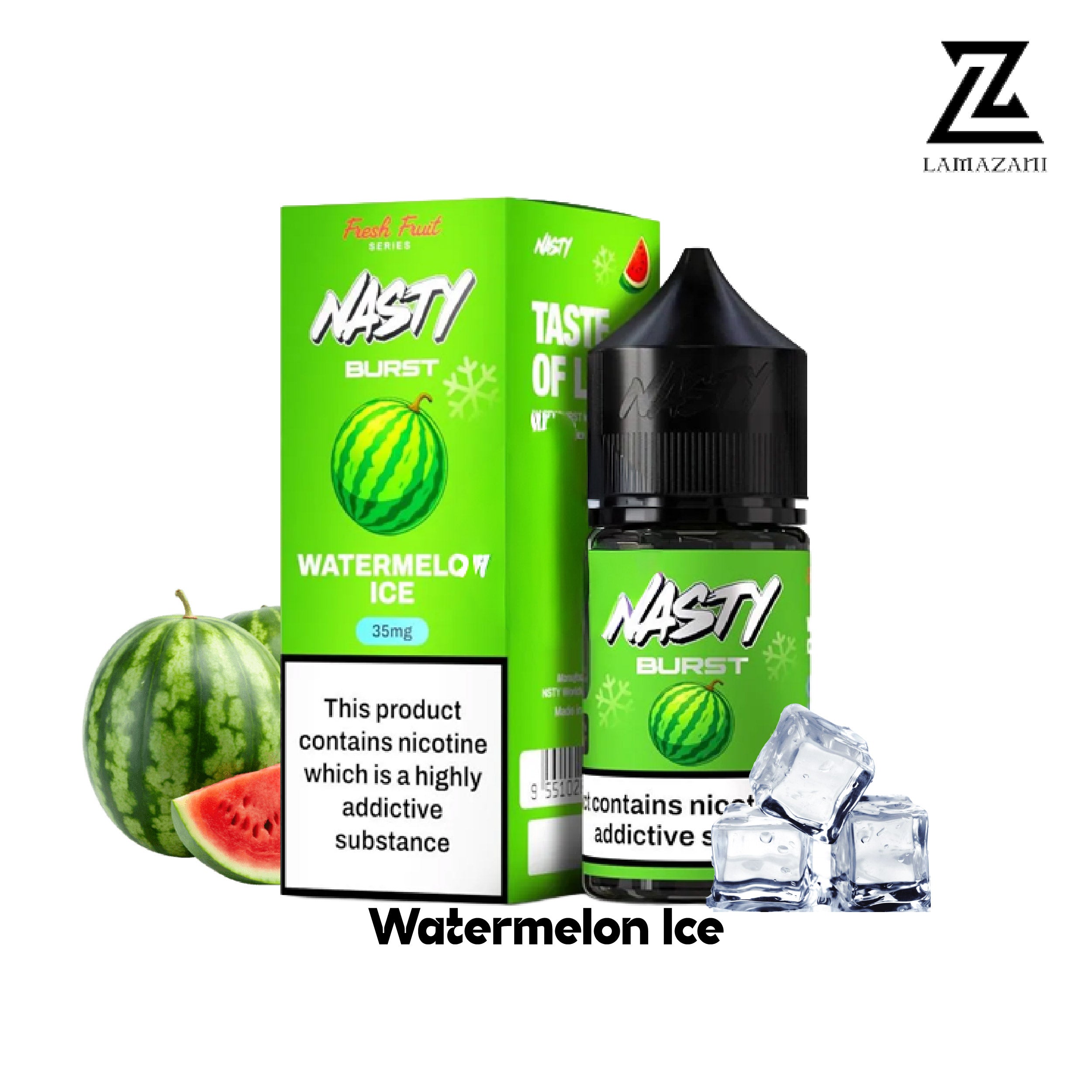 Nasty Watermelon Ice 30ML Nicotine Salt 35mg,50mg Vape Juice UAE | Lamazani