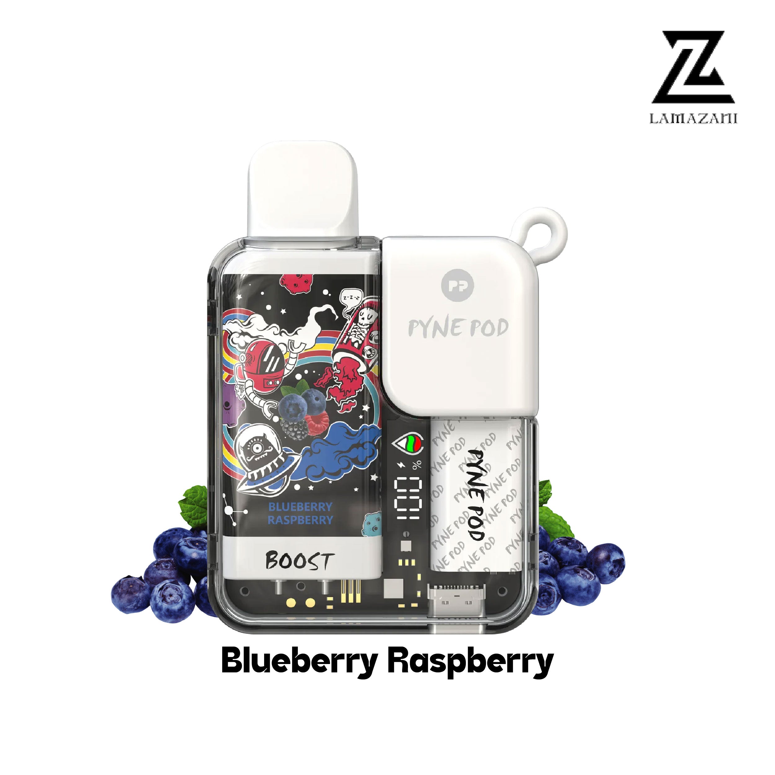 PYNE POD rechargeable vape Blueberry Raspberry