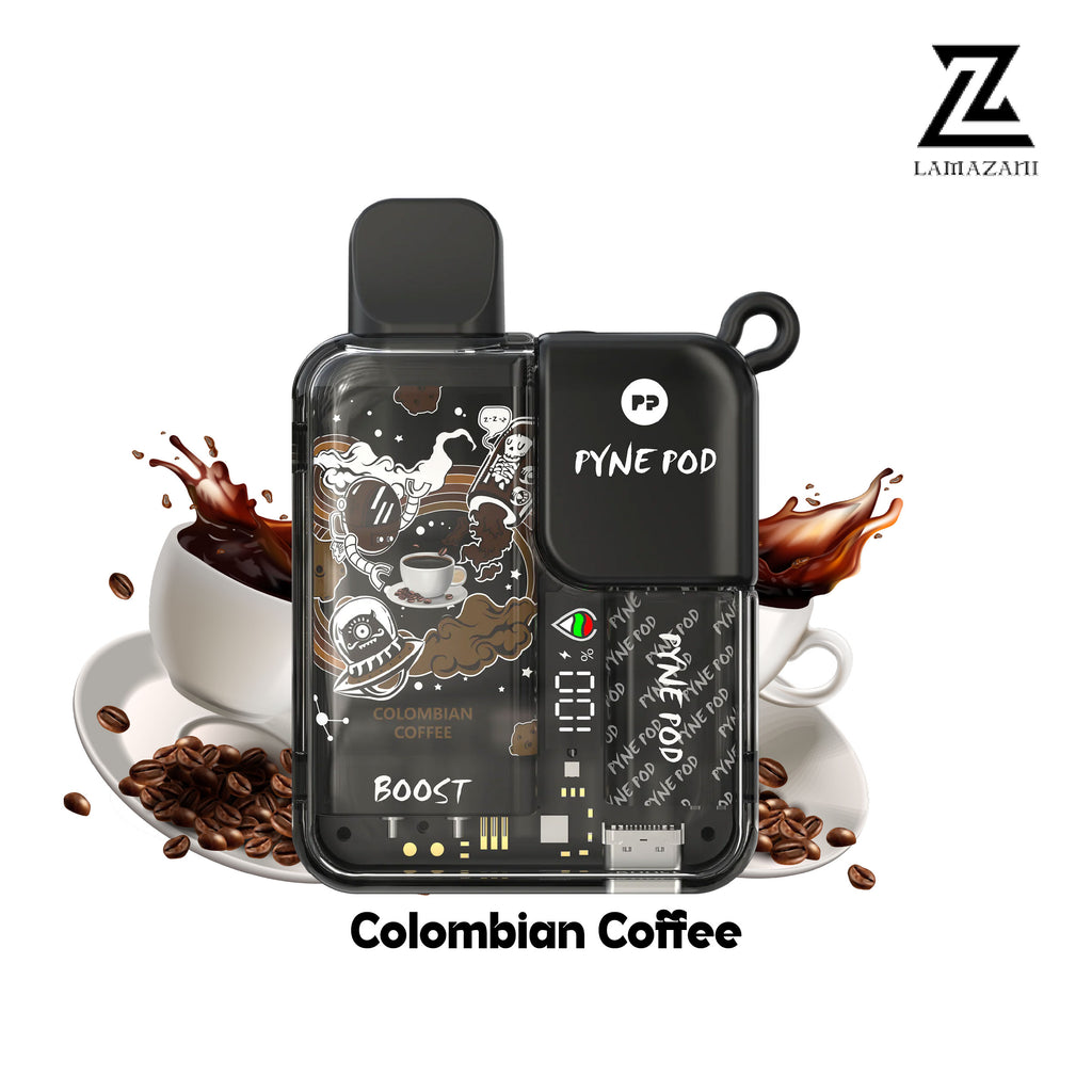 PYNE POD rechargeable vape colombian coffee