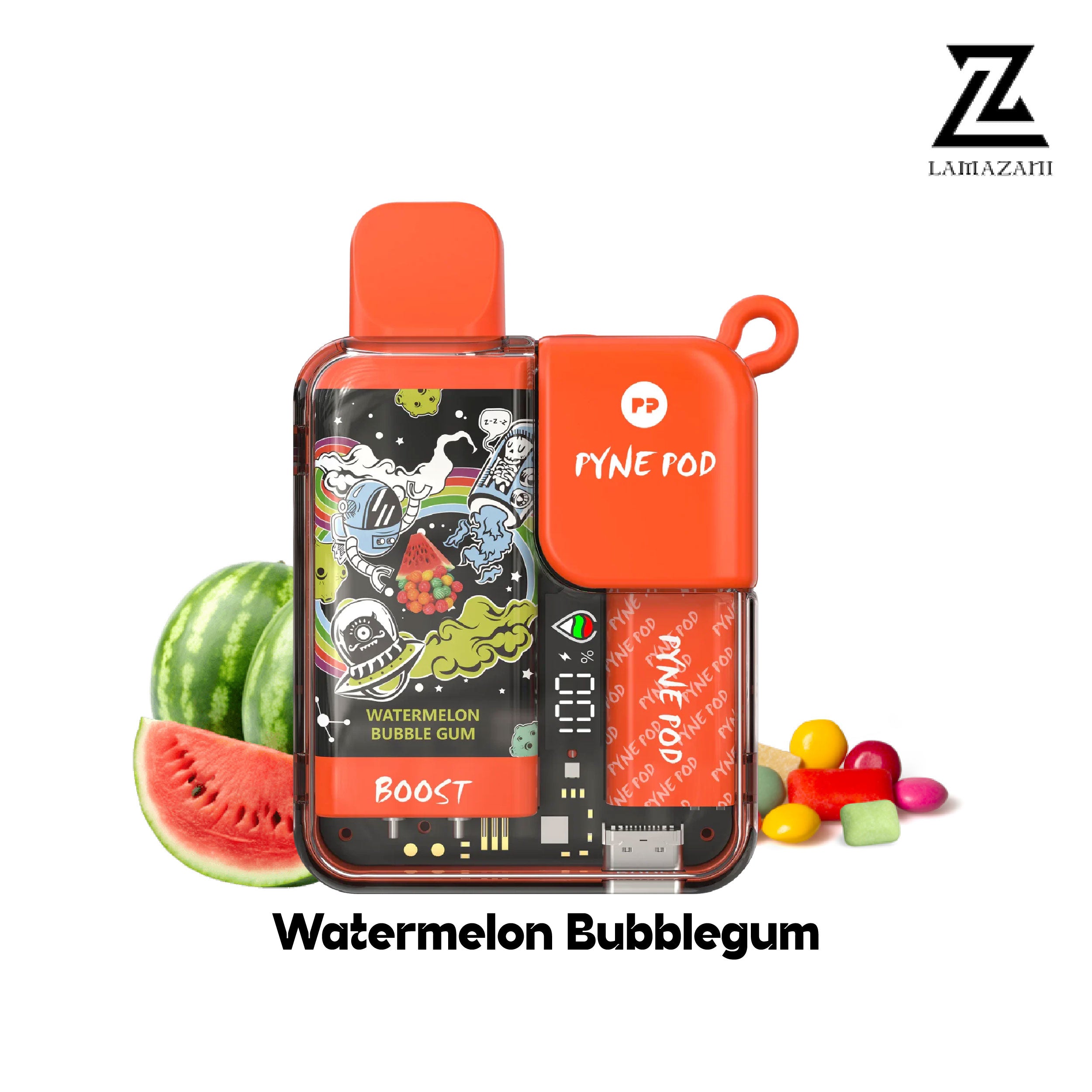 PYNE POD rechargeable vape watermelon bubblegum