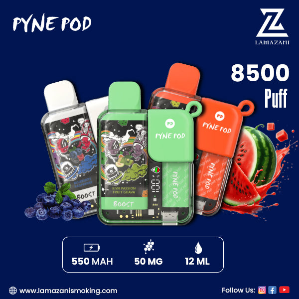 PYNE POD 8500 puffs rechargeable vape