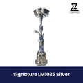 Signature LM1025 Silver Hookah | Premium Stainless Steel Shisha