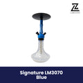Signature LM3070 Blue Hookah | Premium Glass Shisha