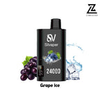 Silvaper 24000 puffs grape ice disposable vape 
