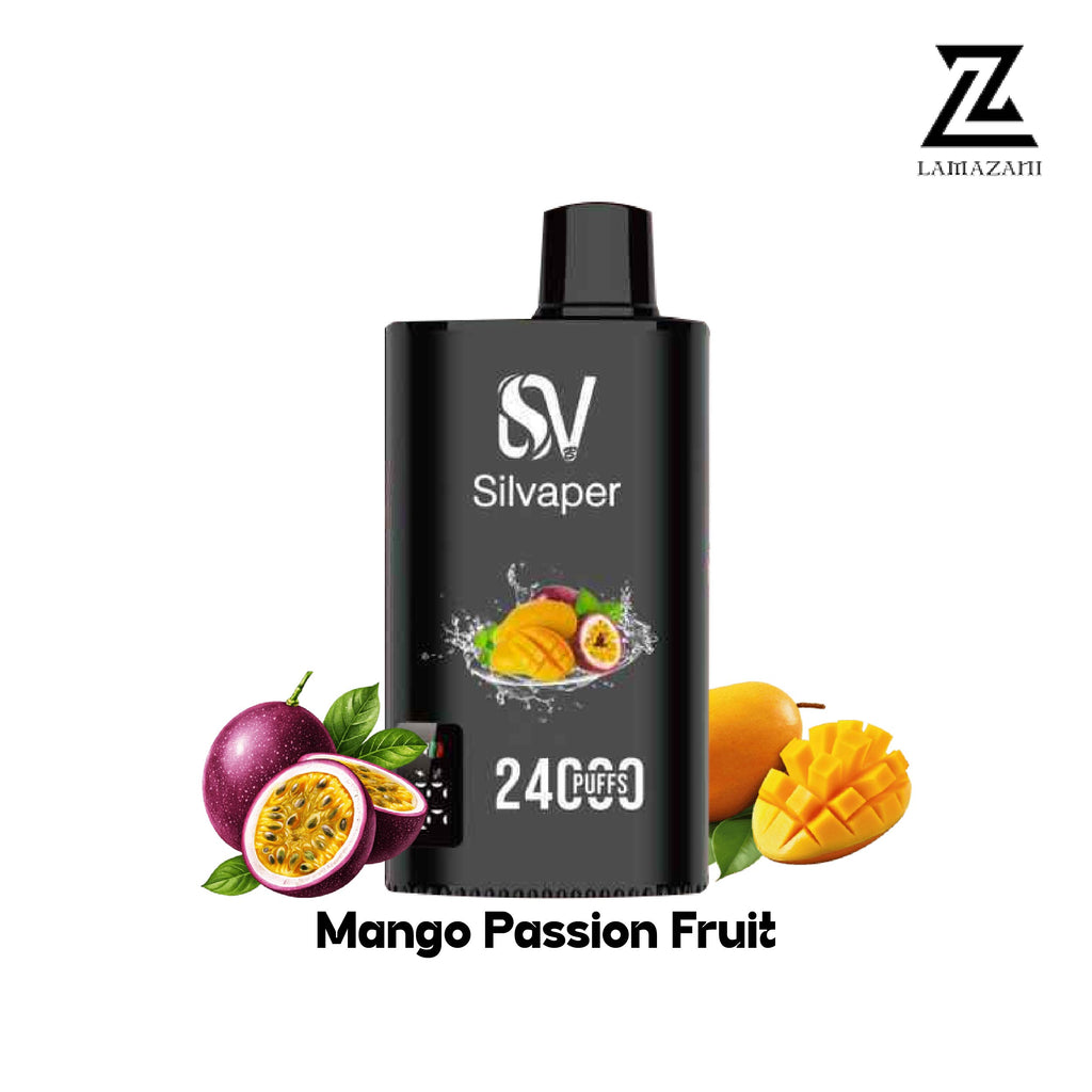 Silvaper 24000 puffs  mango passion fruit disposable vape 