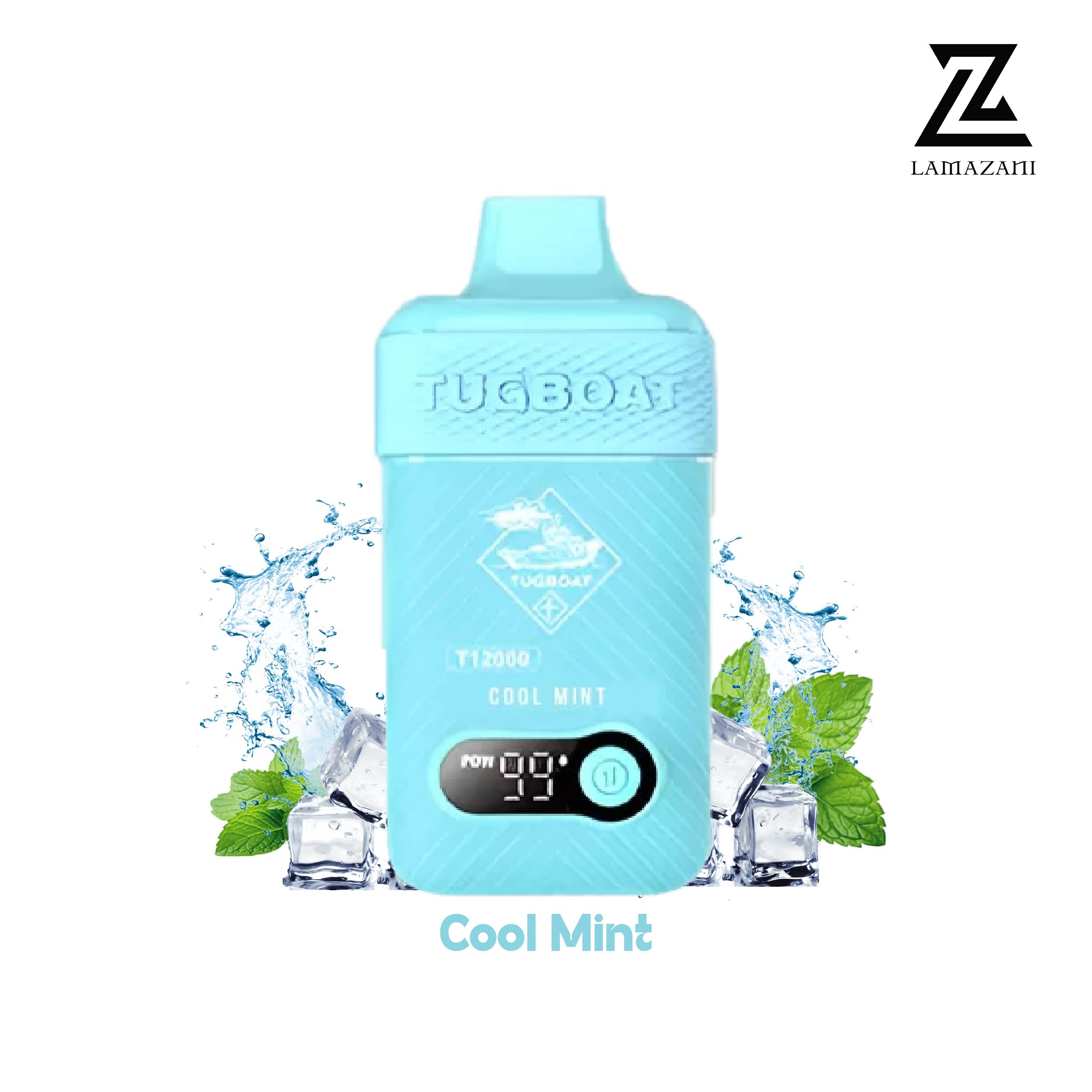 Tugboat T12000 Cool Mint Disposable Vape 
